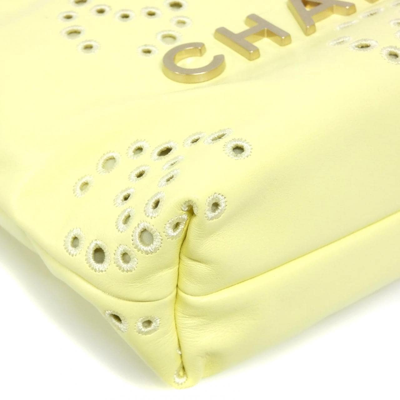 CHANEL Chanel 22 AS3980 Bag 黃色 中古品A - 縮圖 3