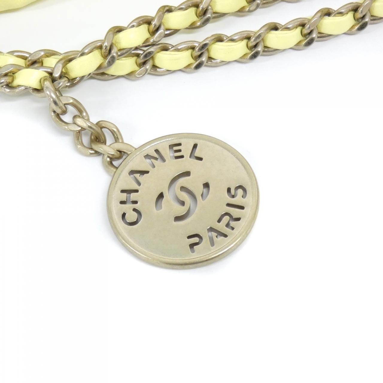 CHANEL Chanel 22 AS3980 Bag 黃色 中古品A - 縮圖 5