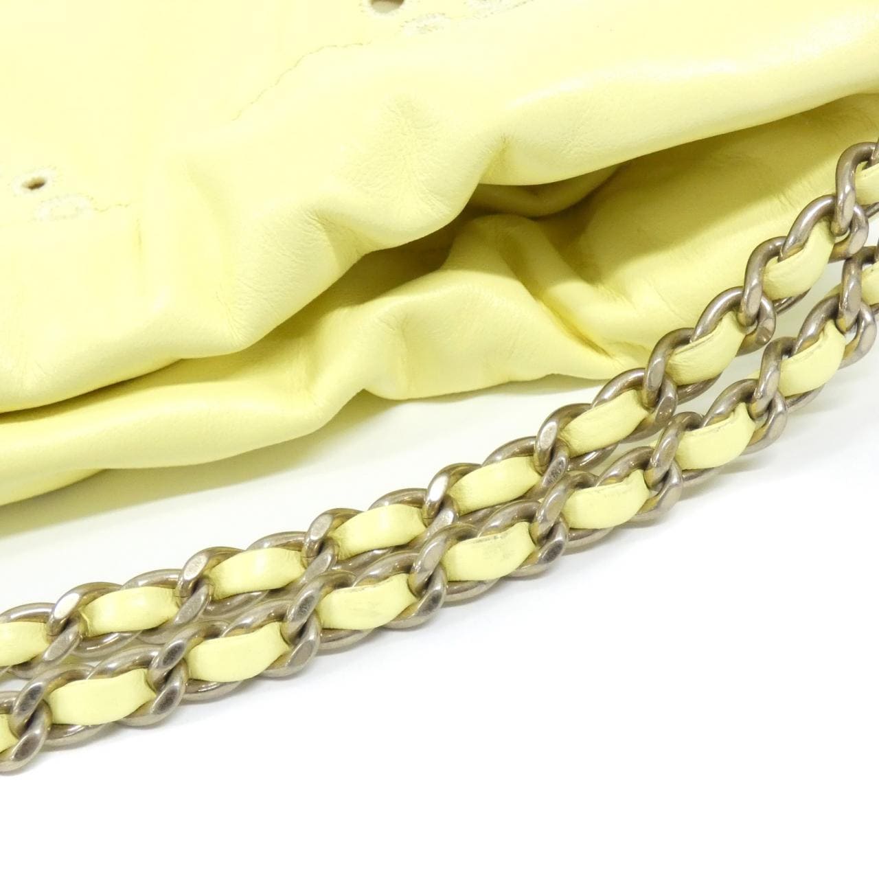 CHANEL Chanel 22 AS3980 Bag 黃色 中古品A - 縮圖 8