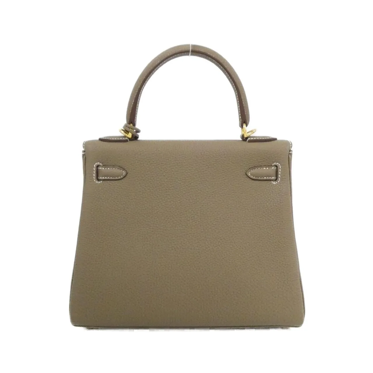 HERMES Kelly 044624CC Handbag Togo Etoupe Togo Leather Unused - Thumbnail 2