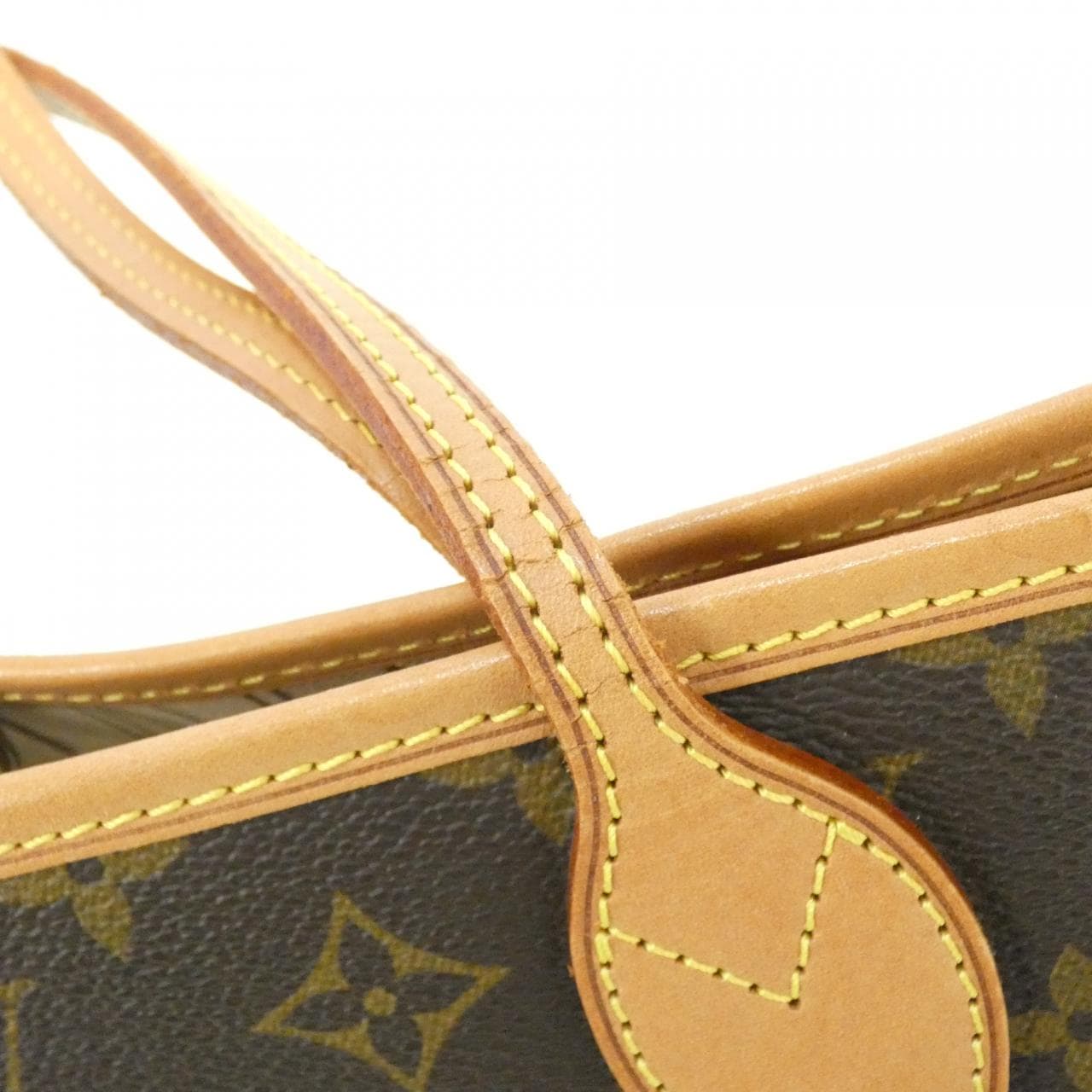 LOUIS VUITTON Neverfull M40155 Bag Monogram 黑色 Monogram 中古品A - 縮圖 6