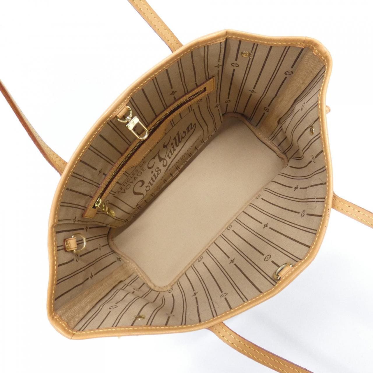 LOUIS VUITTON Neverfull M40155 Bag Monogram 黑色 Monogram 中古品A - 縮圖 7