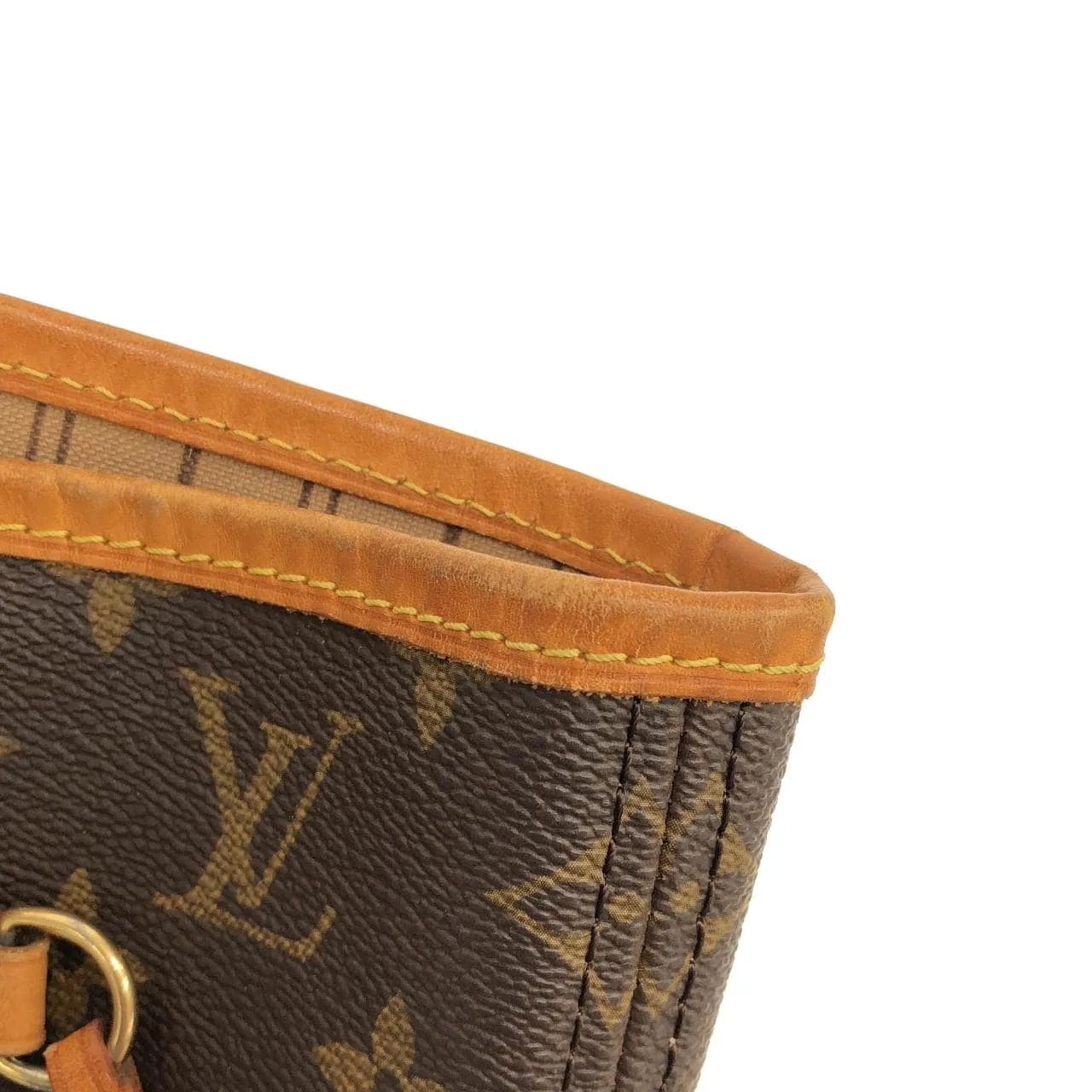 LOUIS VUITTON Neverfull M40156 Tote Monogram Black Monogram - Thumbnail 4