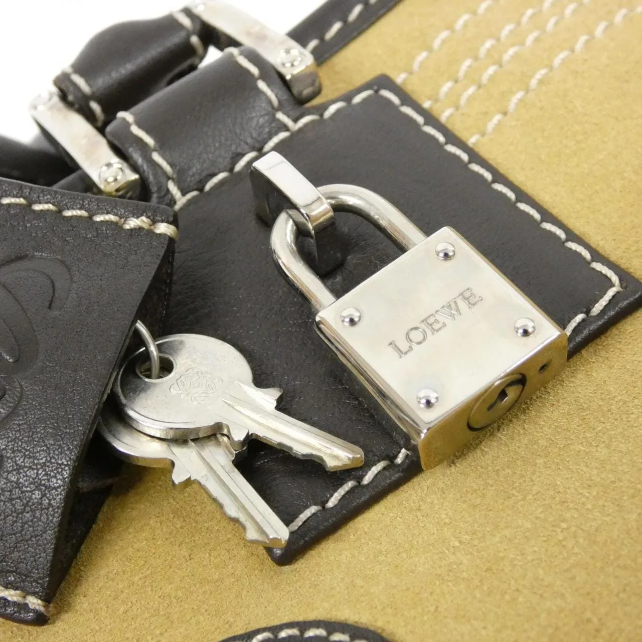 LOEWE Amazona 311 86 001 Handbag Gold Rank A - Thumbnail 6