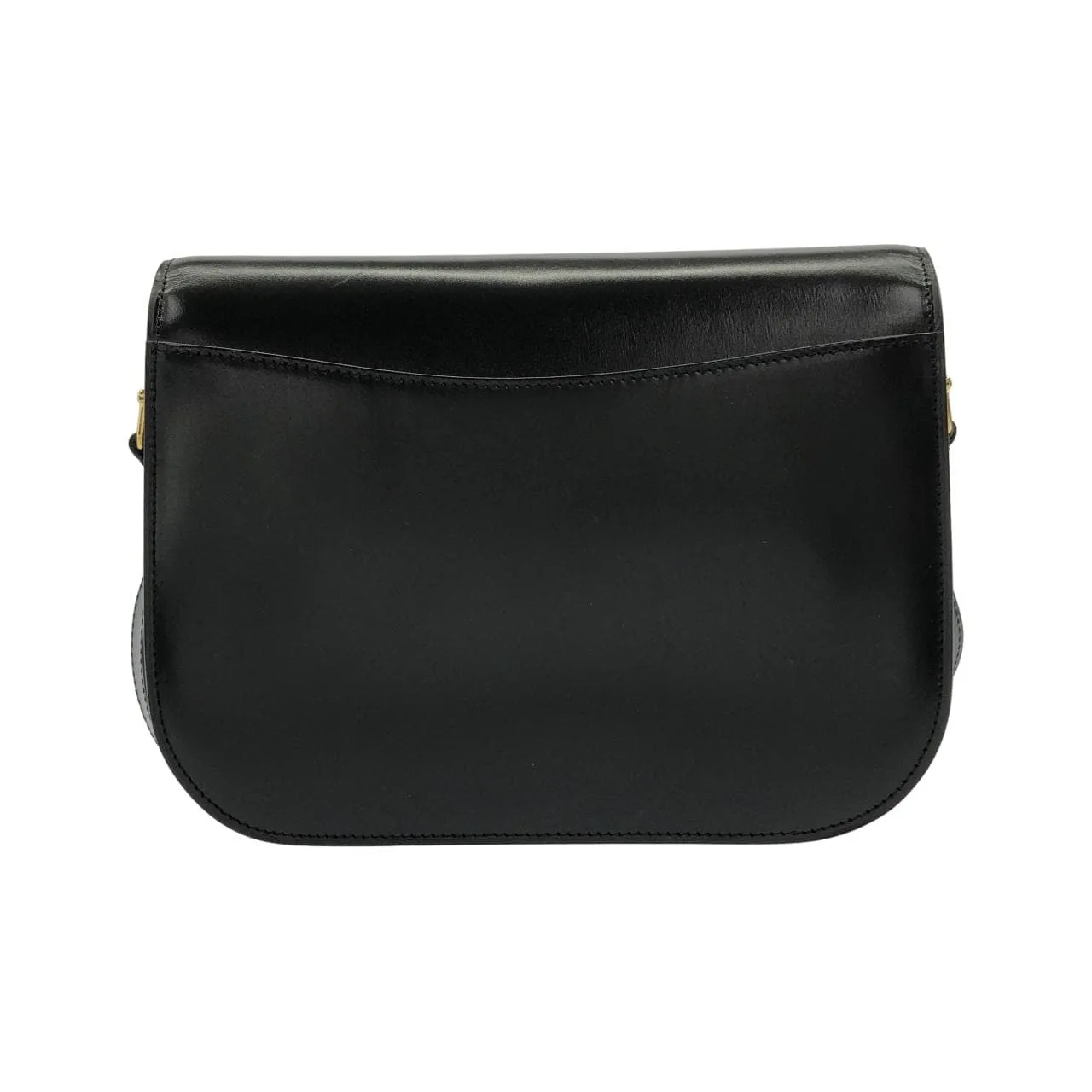 CELINE Shoulder Leather 黑色 皮革 中古品A - 縮圖 2