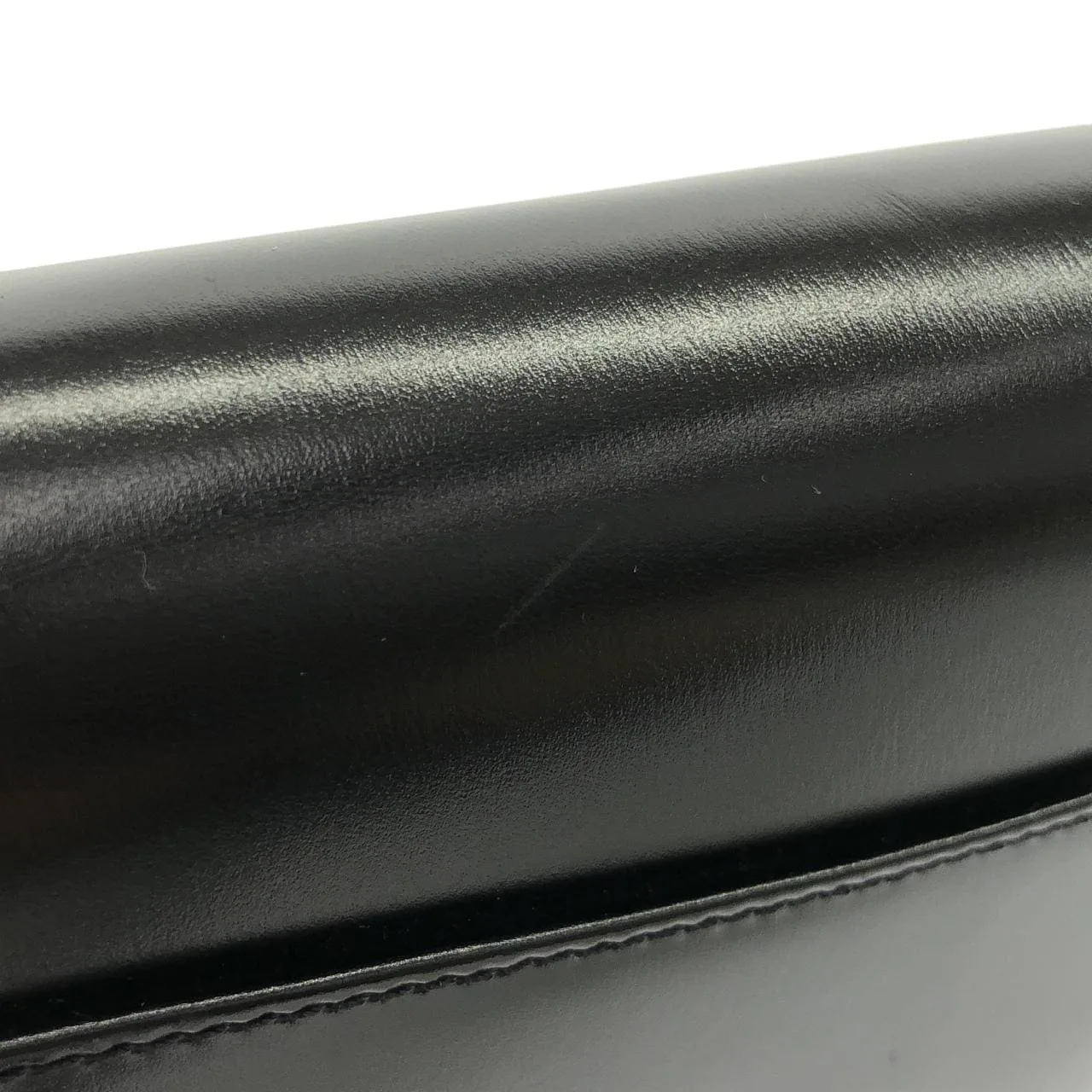 CELINE Shoulder Leather 黑色 皮革 中古品A - 縮圖 6