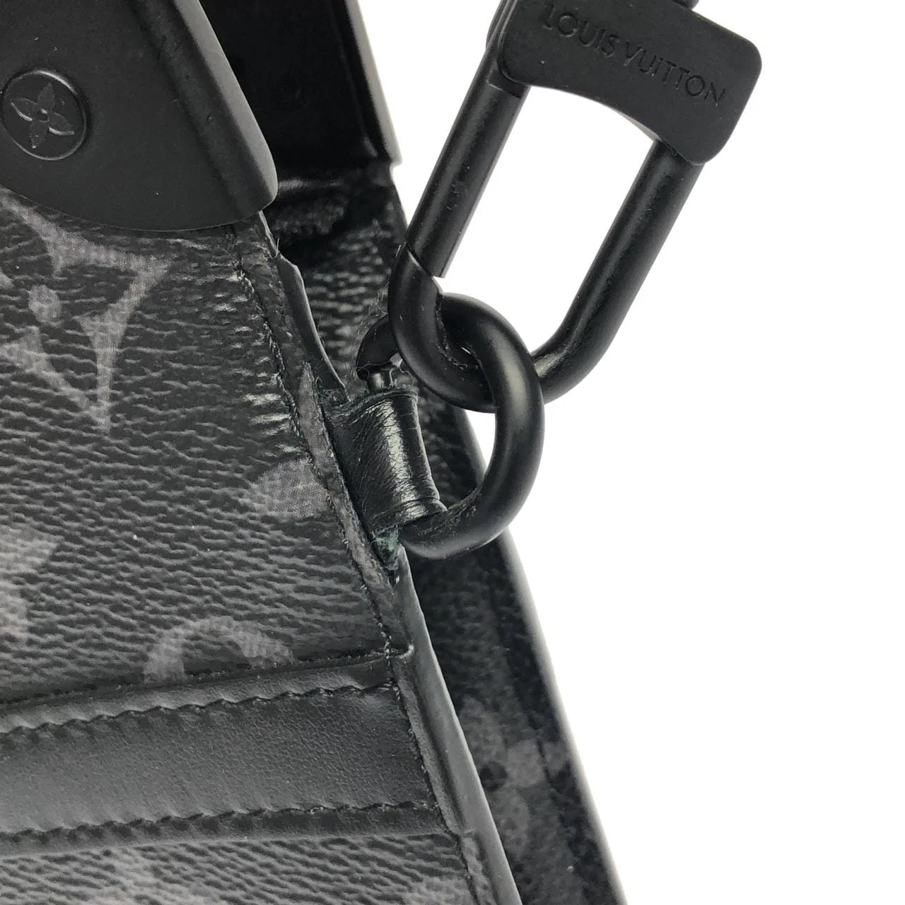 LOUIS VUITTON Pochette M45937 Handbag Monogram Black Monogram - Thumbnail 3