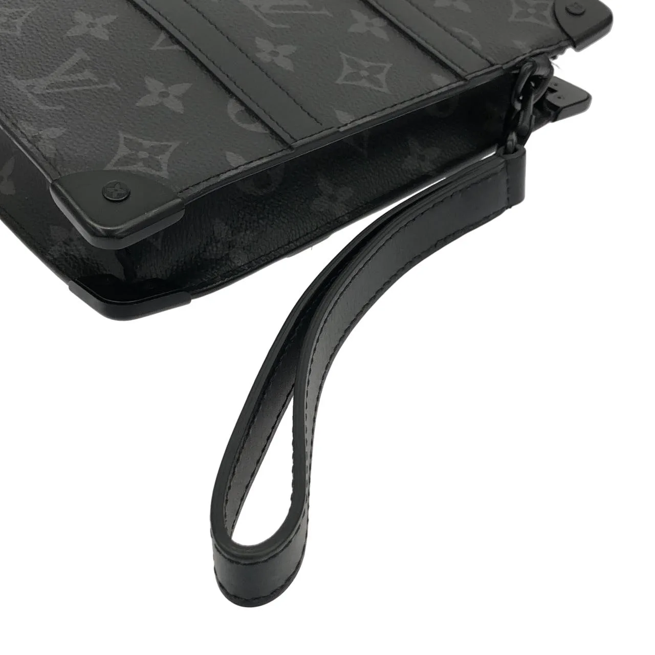LOUIS VUITTON Pochette M45937 Handbag Monogram Black Monogram - Thumbnail 4
