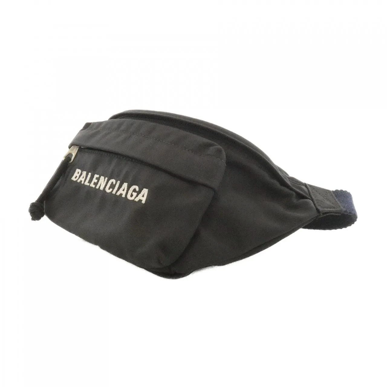 BALENCIAGA 569978 HPG1X 腰包 尼龍 黑色 尼龍 中古品B - 縮圖 3