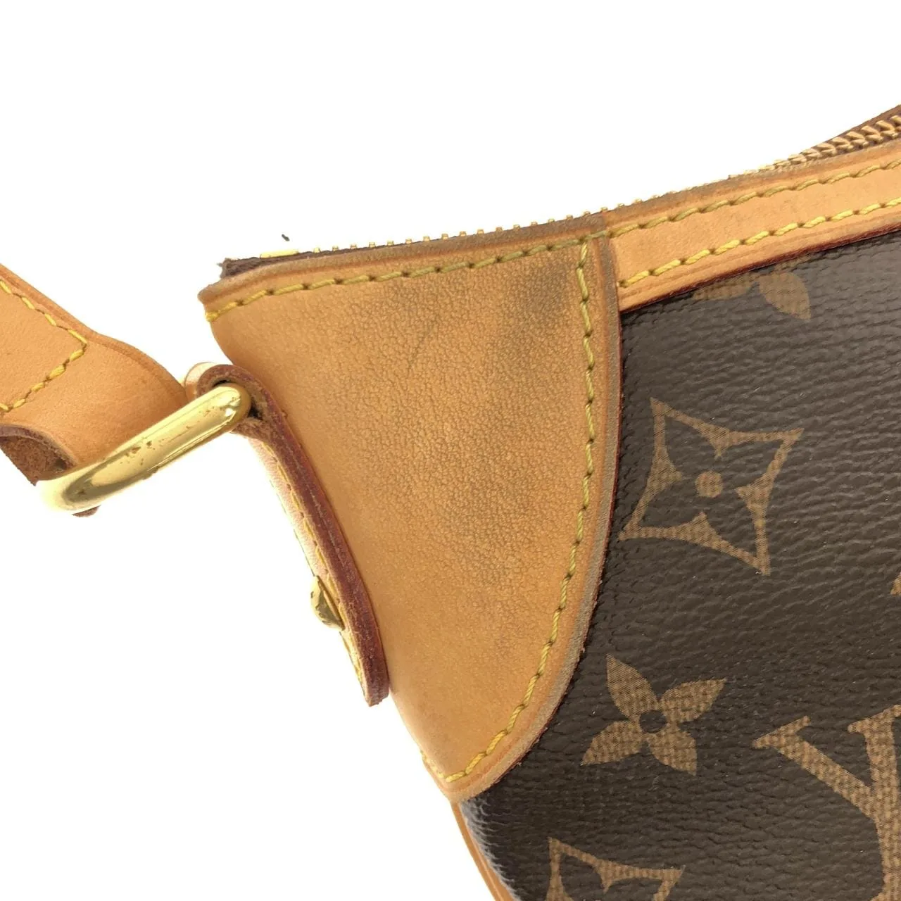 LOUIS VUITTON Odéon M56390 Shoulder Monogram 黑色 Monogram 中古品B - 縮圖 4