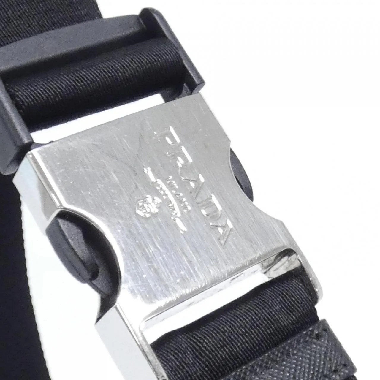 PRADA 2VH156 Belt 黑色 中古品A - 縮圖 7