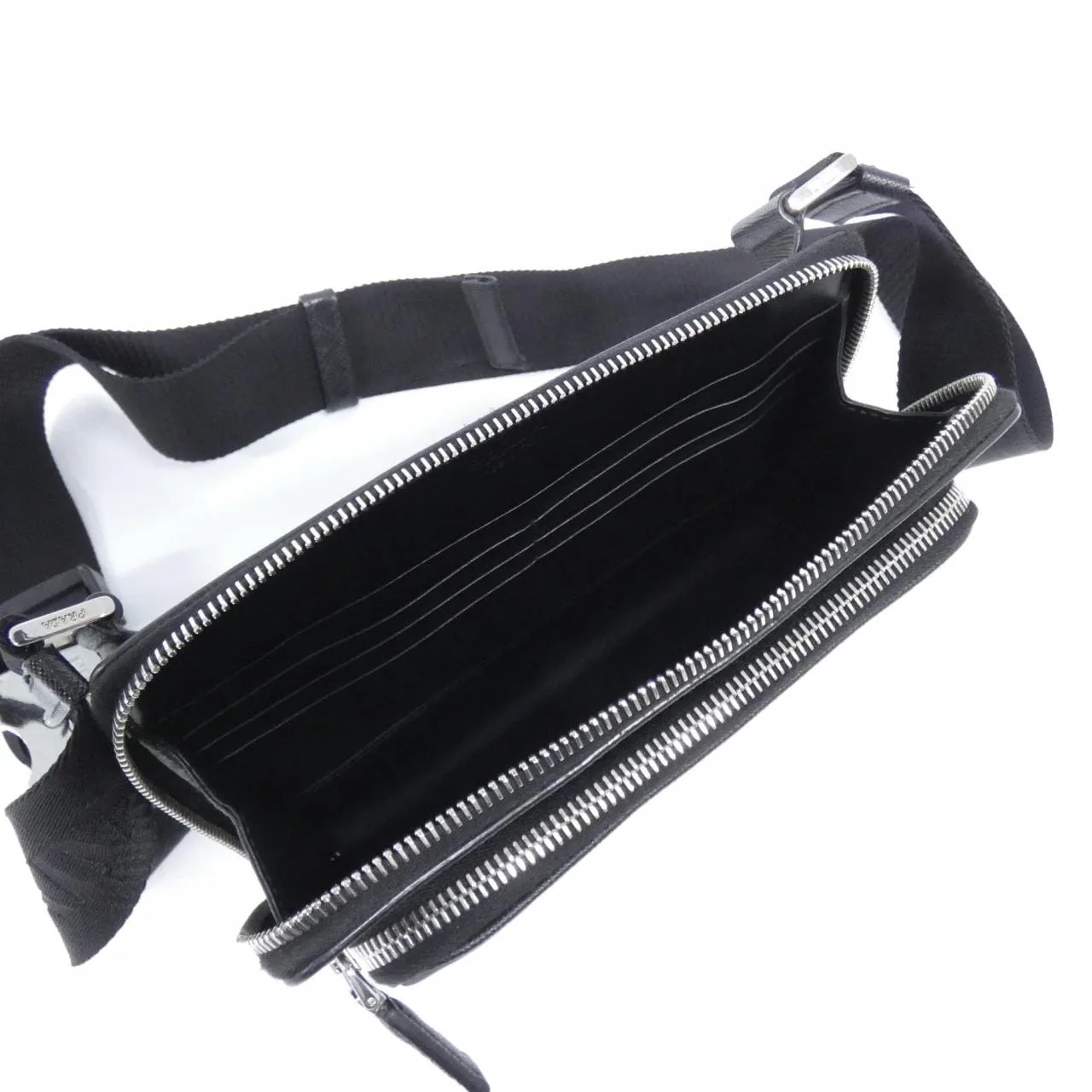 PRADA 2VH156 Belt 黑色 中古品A - 縮圖 9