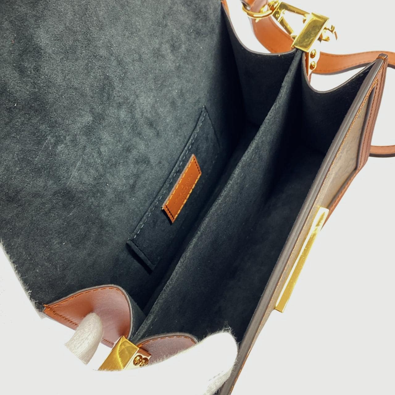 LOUIS VUITTON Dauphine M45959 Shoulder Bag Monogram Black Monogram Rank A - Thumbnail 7