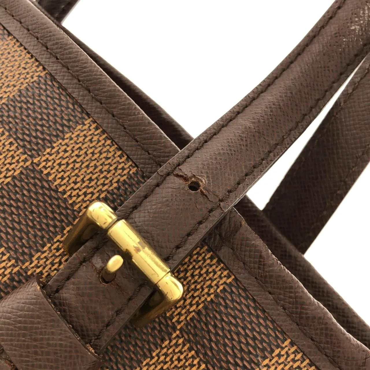 LOUIS VUITTON N42240 Shoulder Damier 黑色 Damier 中古品A - 縮圖 6