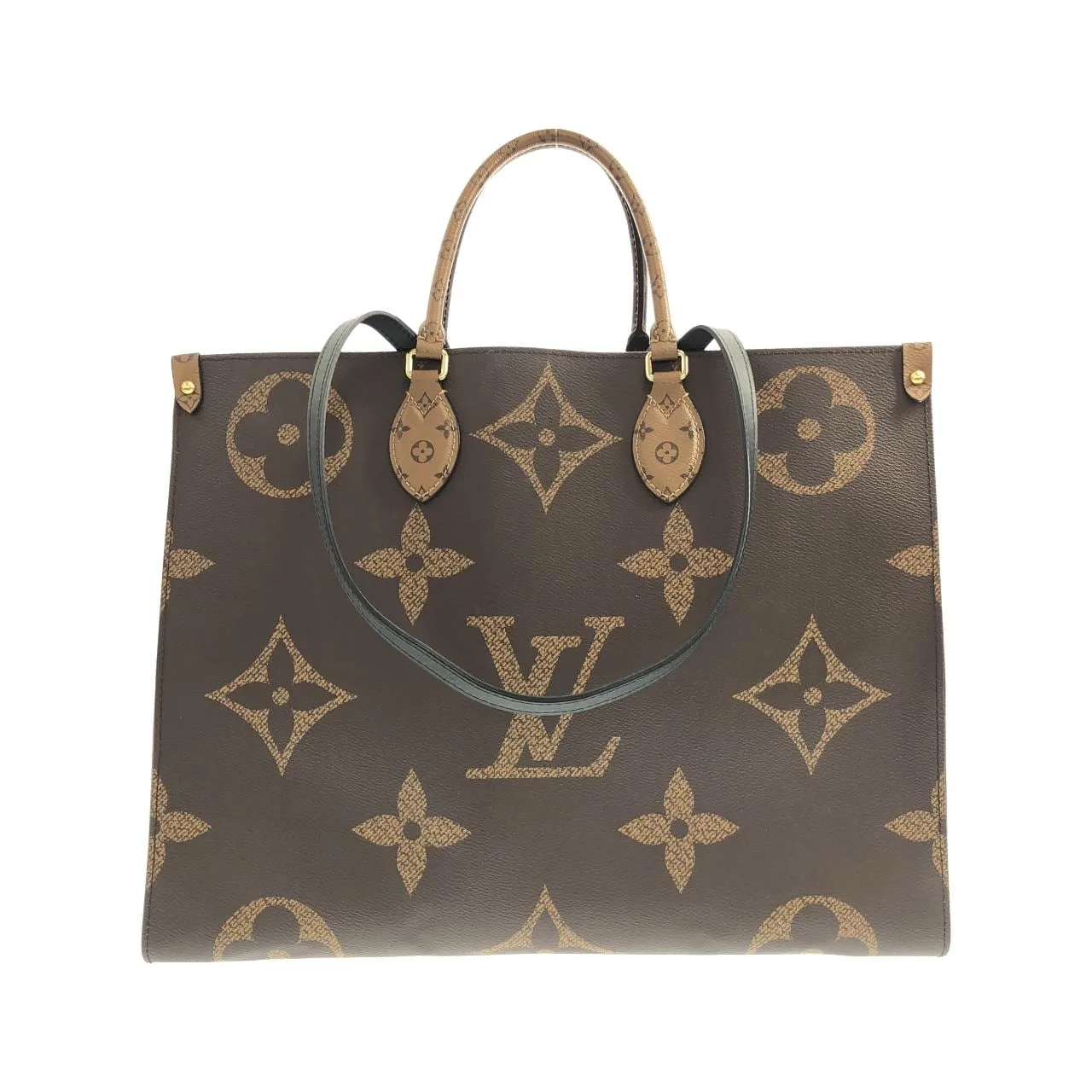 LOUIS VUITTON OnTheGo M45320 Handbag Monogram Black