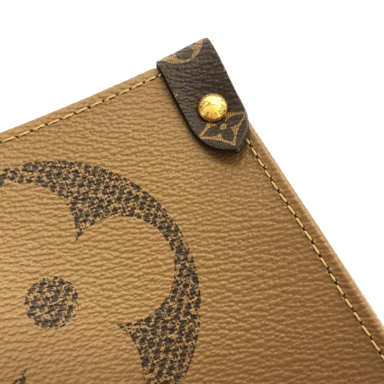 LOUIS VUITTON OnTheGo M45320 Handbag Monogram Black Monogram - Thumbnail 4