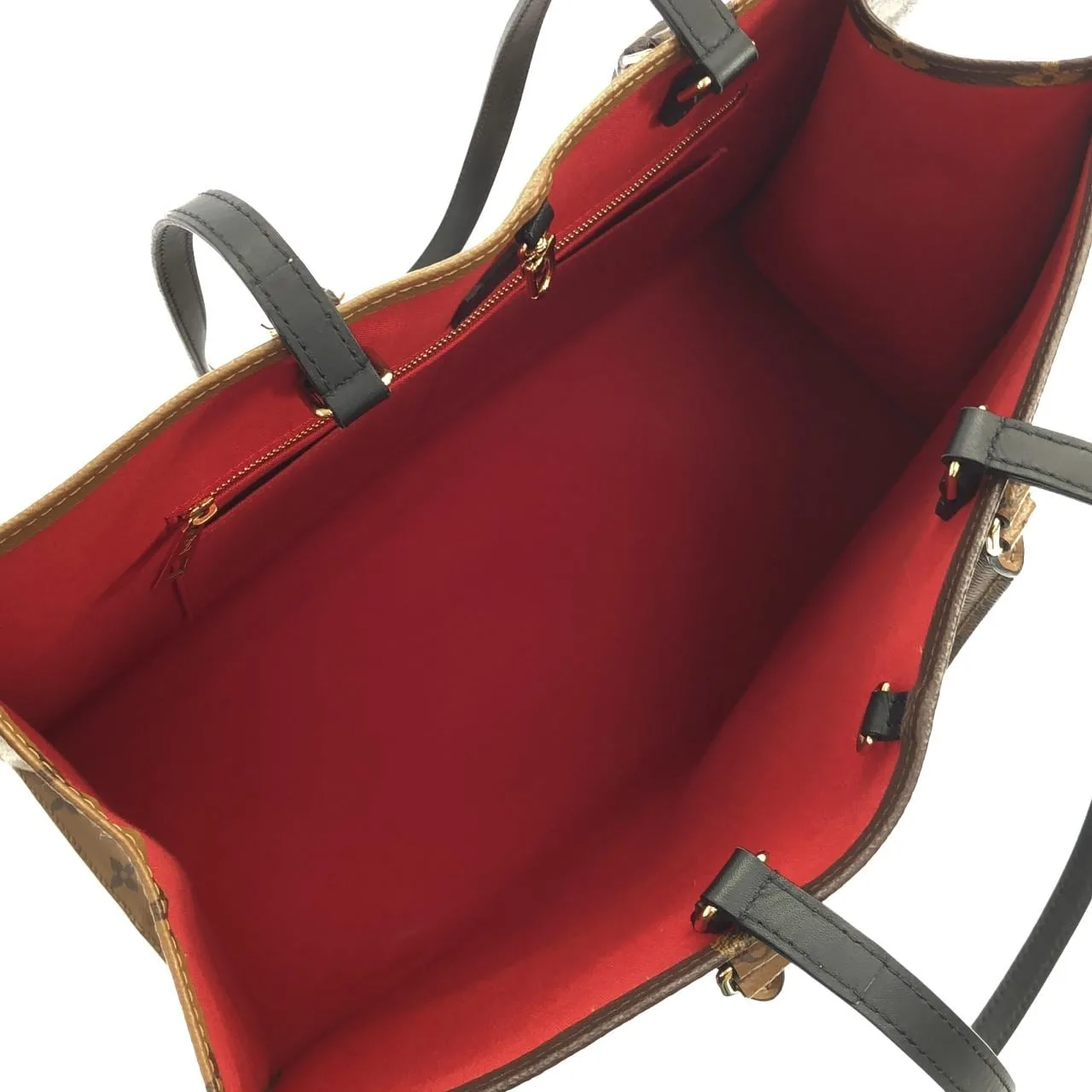 LOUIS VUITTON OnTheGo M45320 Handbag Monogram Black Monogram - Thumbnail 6