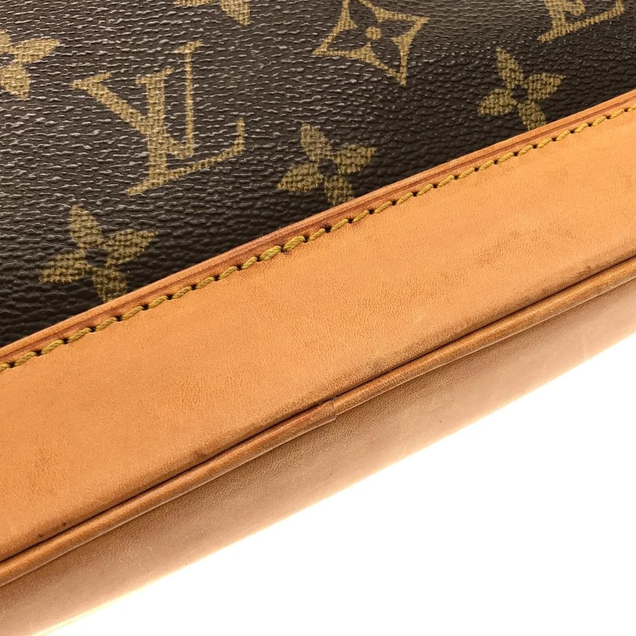 LOUIS VUITTON Alma M51130 Handbag Monogram 黑色 Monogram 中古品B - 縮圖 3