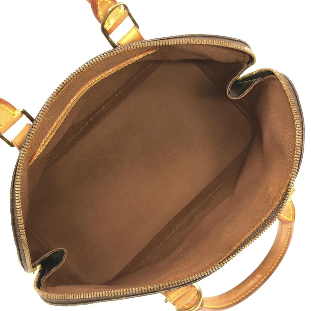 LOUIS VUITTON Alma M51130 Handbag Monogram 黑色 Monogram 中古品B - 縮圖 8