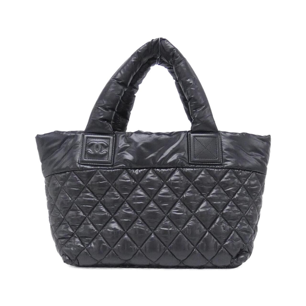 CHANEL Deauville 48610 Bag Nylon 黑色 尼龍 中古品A - 縮圖 2