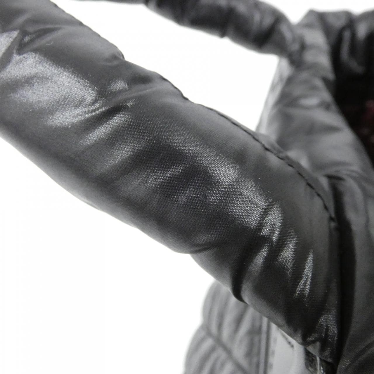 CHANEL Deauville 48610 Bag Nylon 黑色 尼龍 中古品A - 縮圖 7