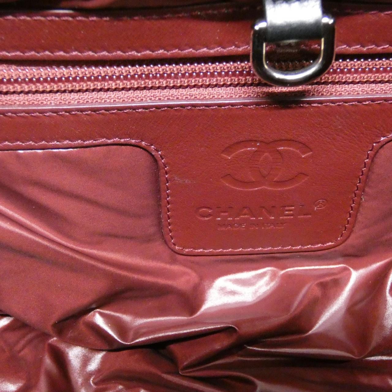 CHANEL Deauville 48610 Bag Nylon 黑色 尼龍 中古品A - 縮圖 10