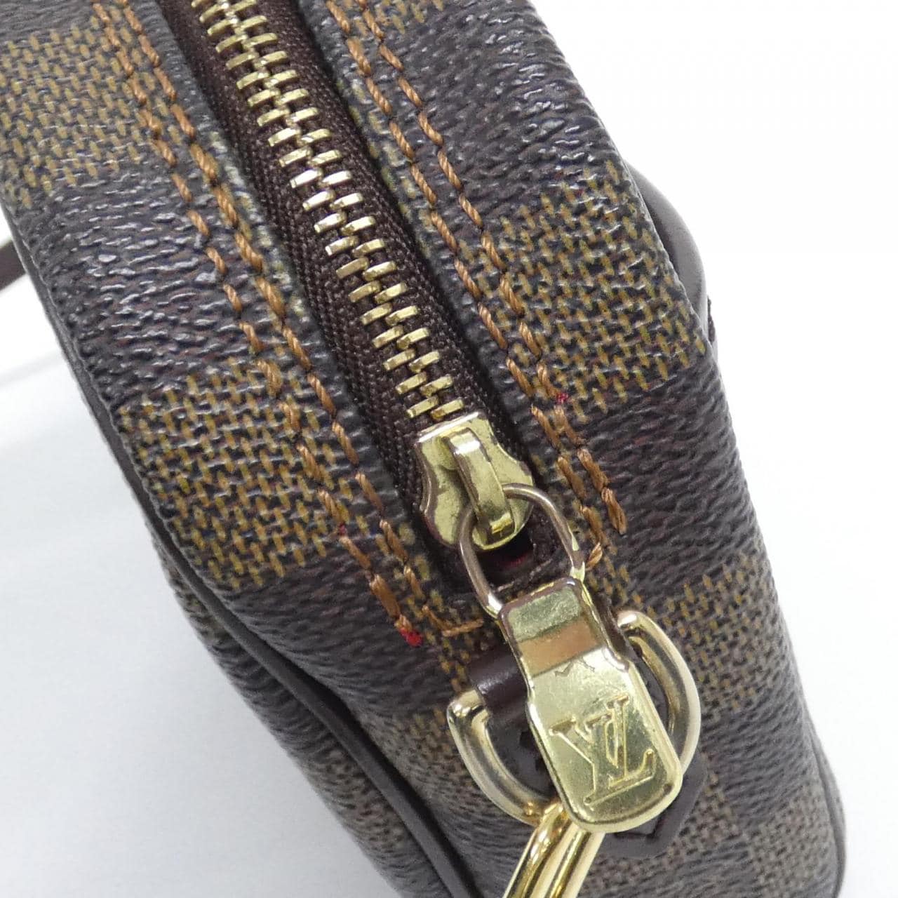 LOUIS VUITTON Pochette N51296 Shoulder Bag Damier Black Damier - Thumbnail 6