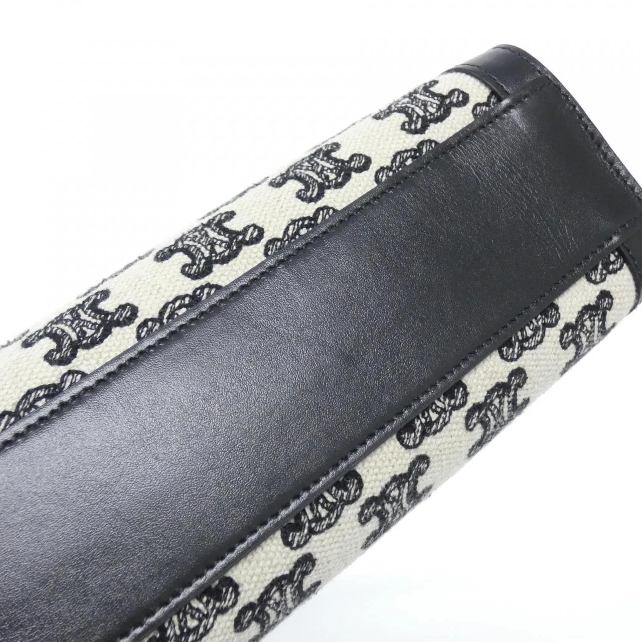 CELINE Cabas 194352CS8 Handbag Canvas Black Canvas Rank A - Thumbnail 3