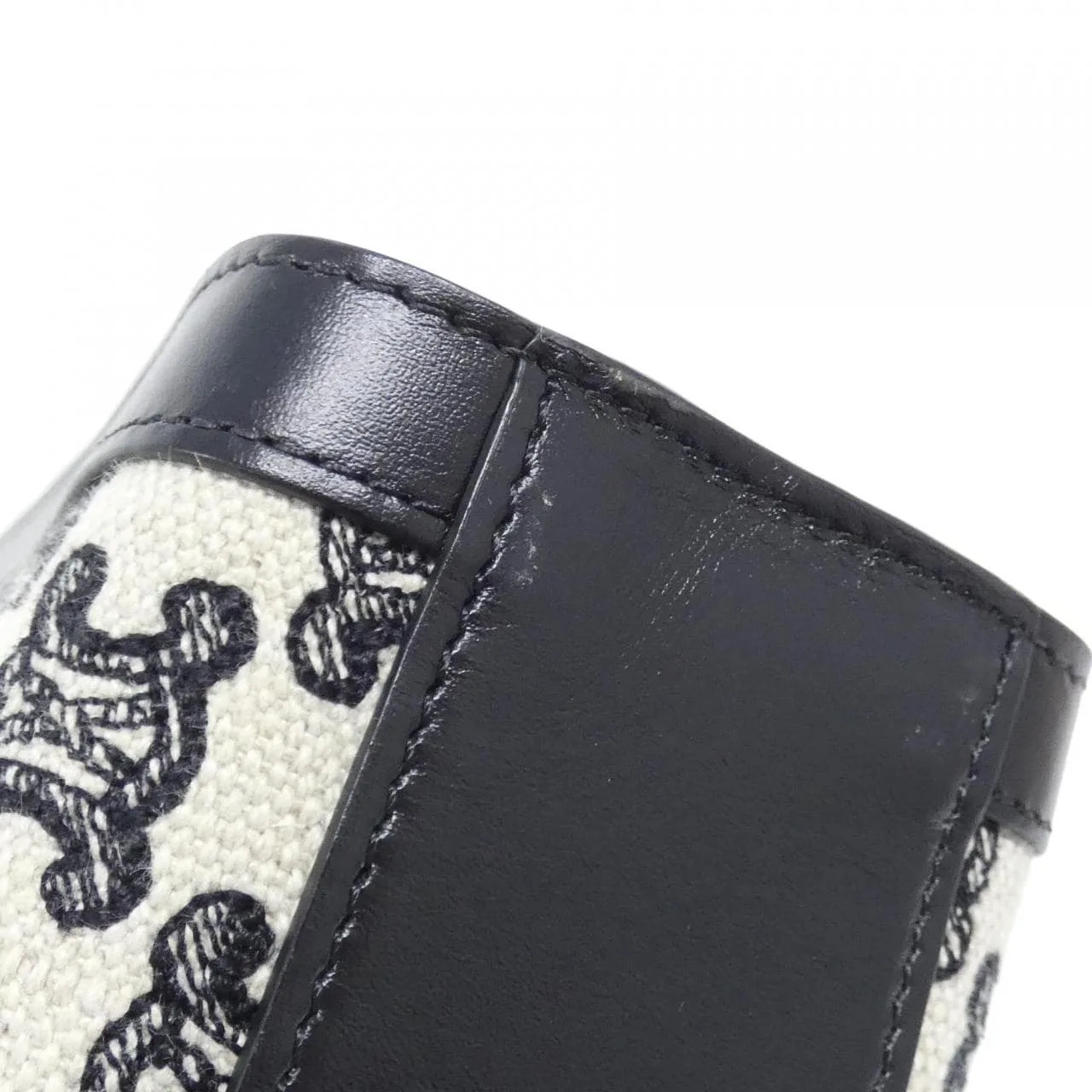 CELINE Cabas 194352CS8 Handbag Canvas Black Canvas Rank A - Thumbnail 4