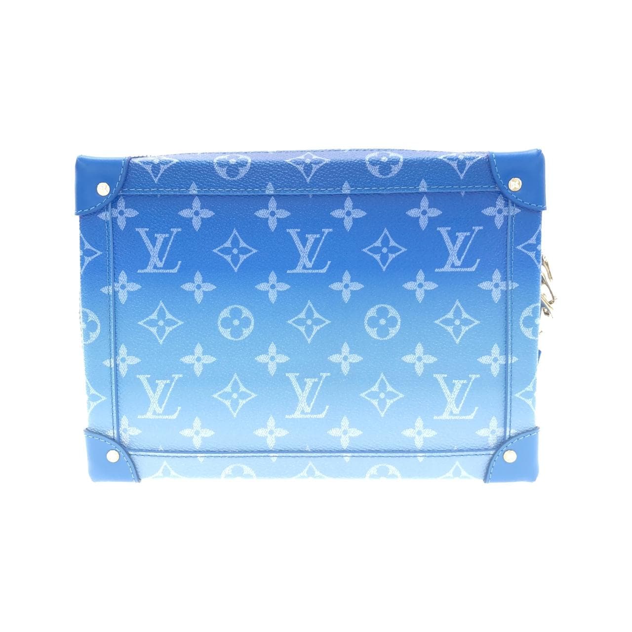 LOUIS VUITTON Soft Trunk M45430 Shoulder Bag Monogram Blue Monogram Rank A - Thumbnail 2