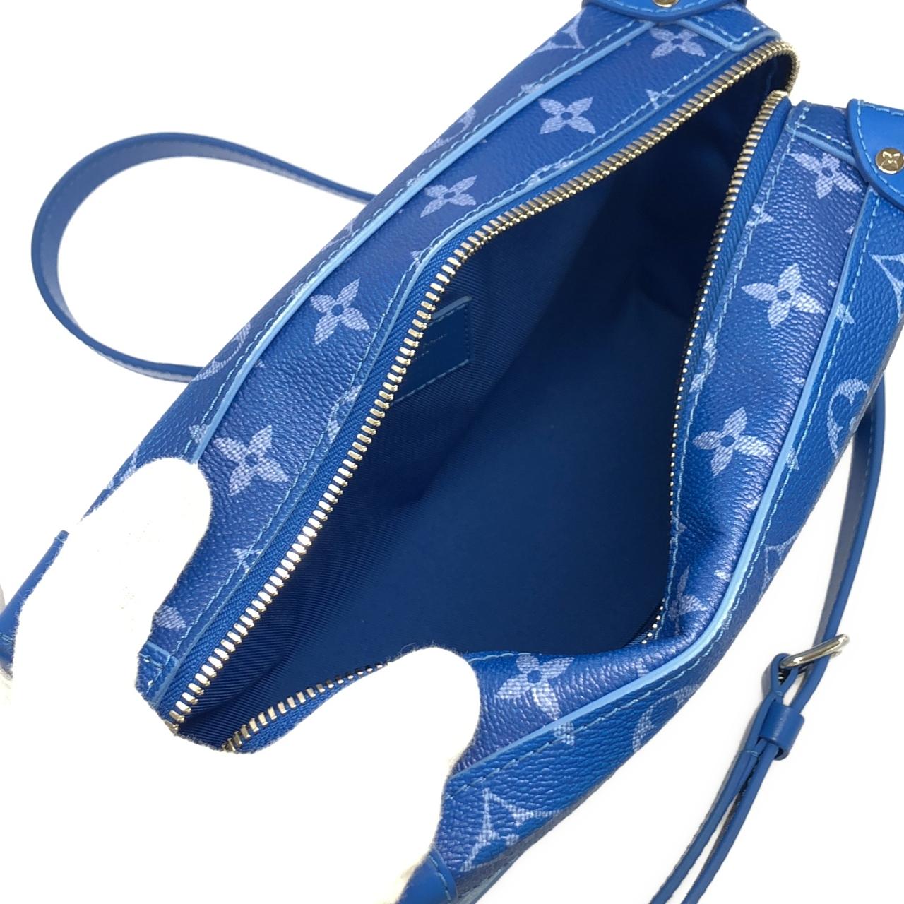 LOUIS VUITTON Soft Trunk M45430 Shoulder Bag Monogram Blue Monogram Rank A - Thumbnail 6