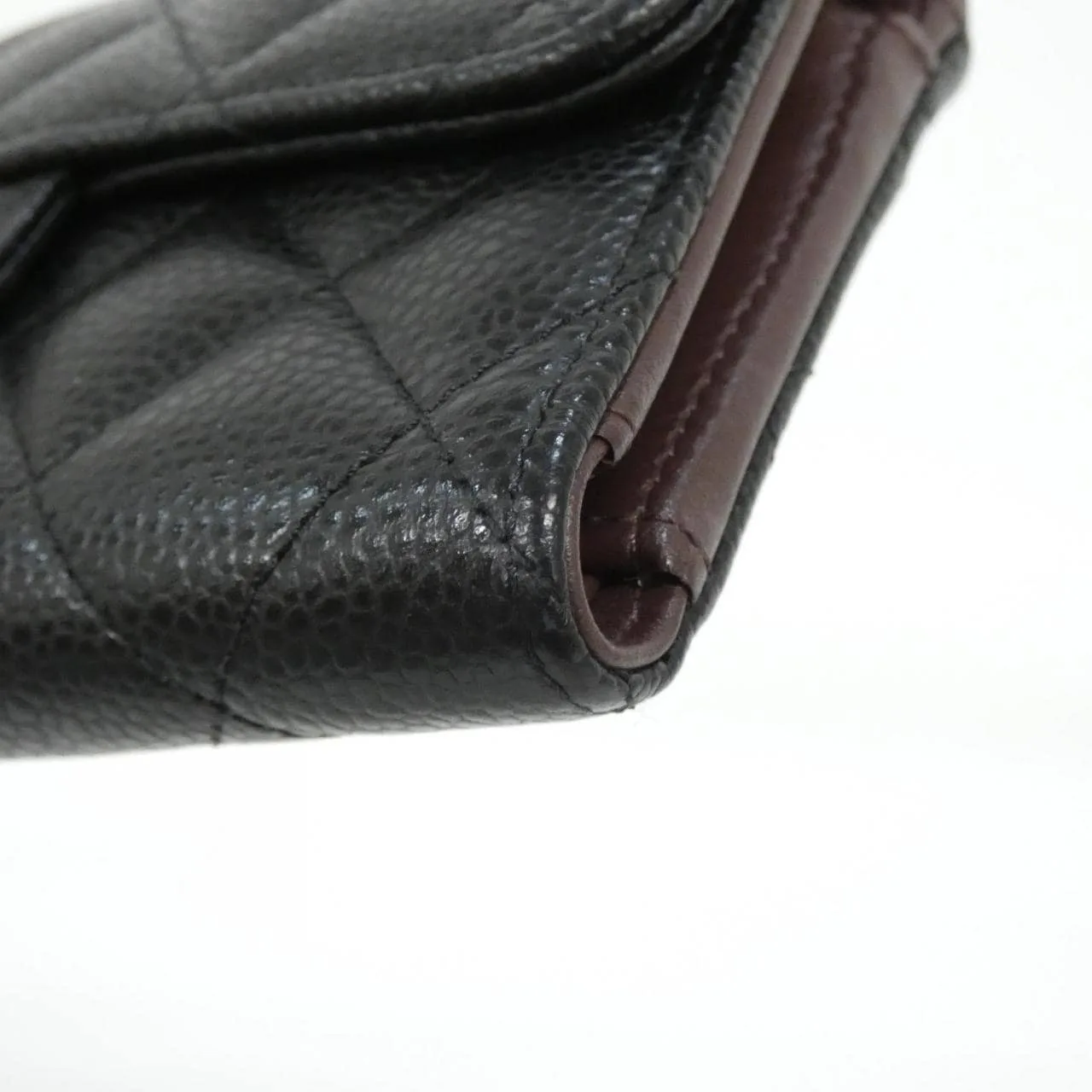 CHANEL Timeless Classic AP0232 Wallet Grained Calfskin Black Grained Calfskin Rank A - Thumbnail 3