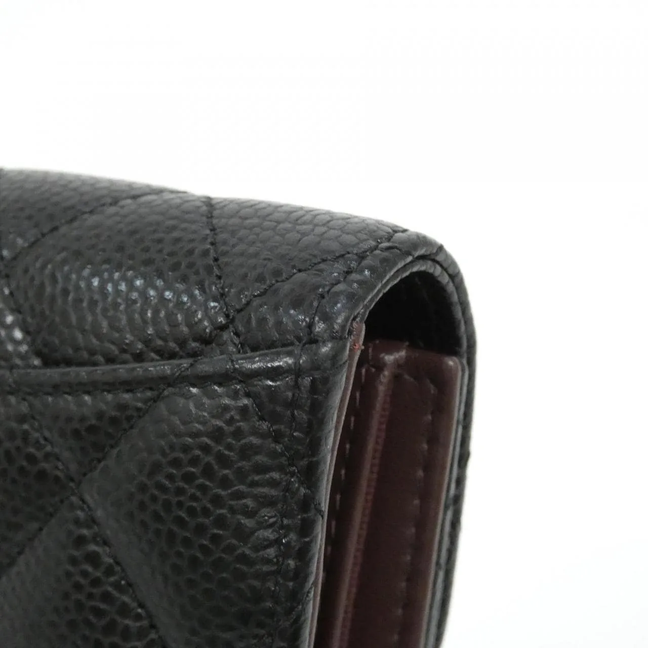 CHANEL Timeless Classic AP0232 Wallet Grained Calfskin Black Grained Calfskin Rank A - Thumbnail 4