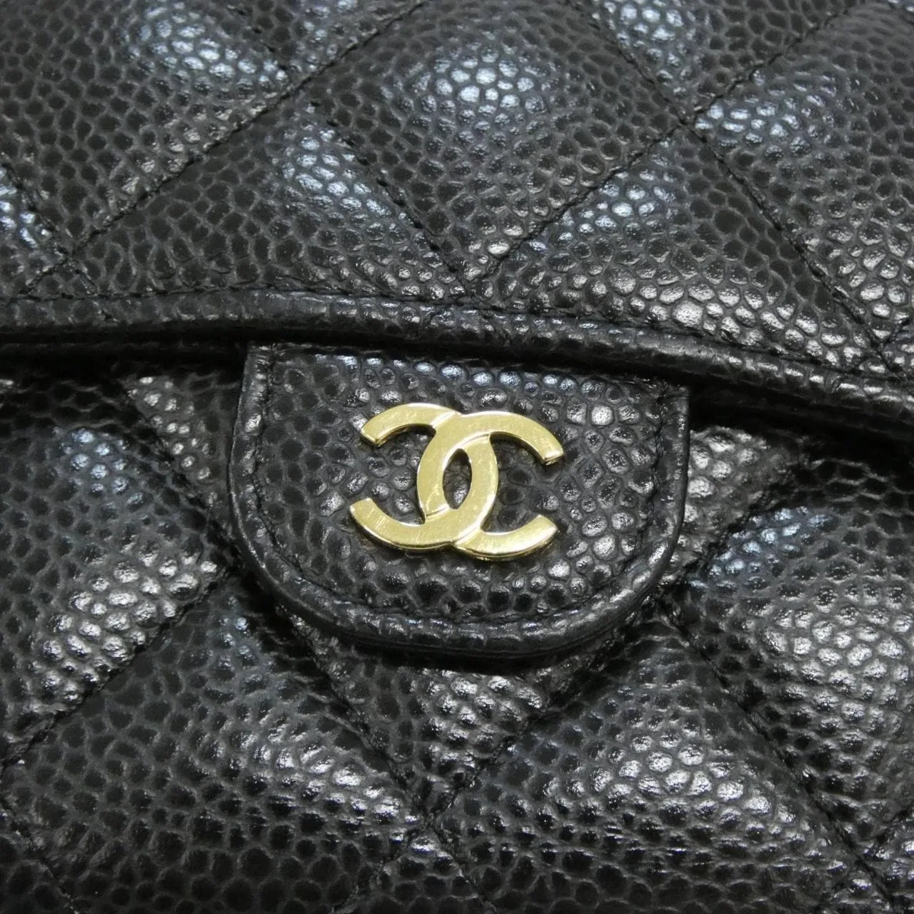 CHANEL Timeless Classic AP0232 Wallet Grained Calfskin Black Grained Calfskin Rank A - Thumbnail 5