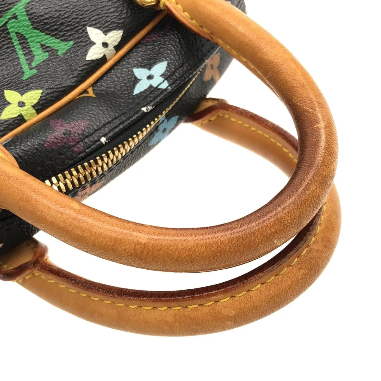 LOUIS VUITTON M92662 Handbag Canvas Multicolor 帆布 中古品B - 縮圖 7