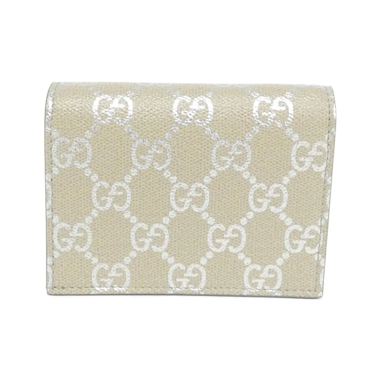 GUCCI 820692 FAFGH Coin Case Canvas 黑色 帆布 中古品A - 縮圖 2