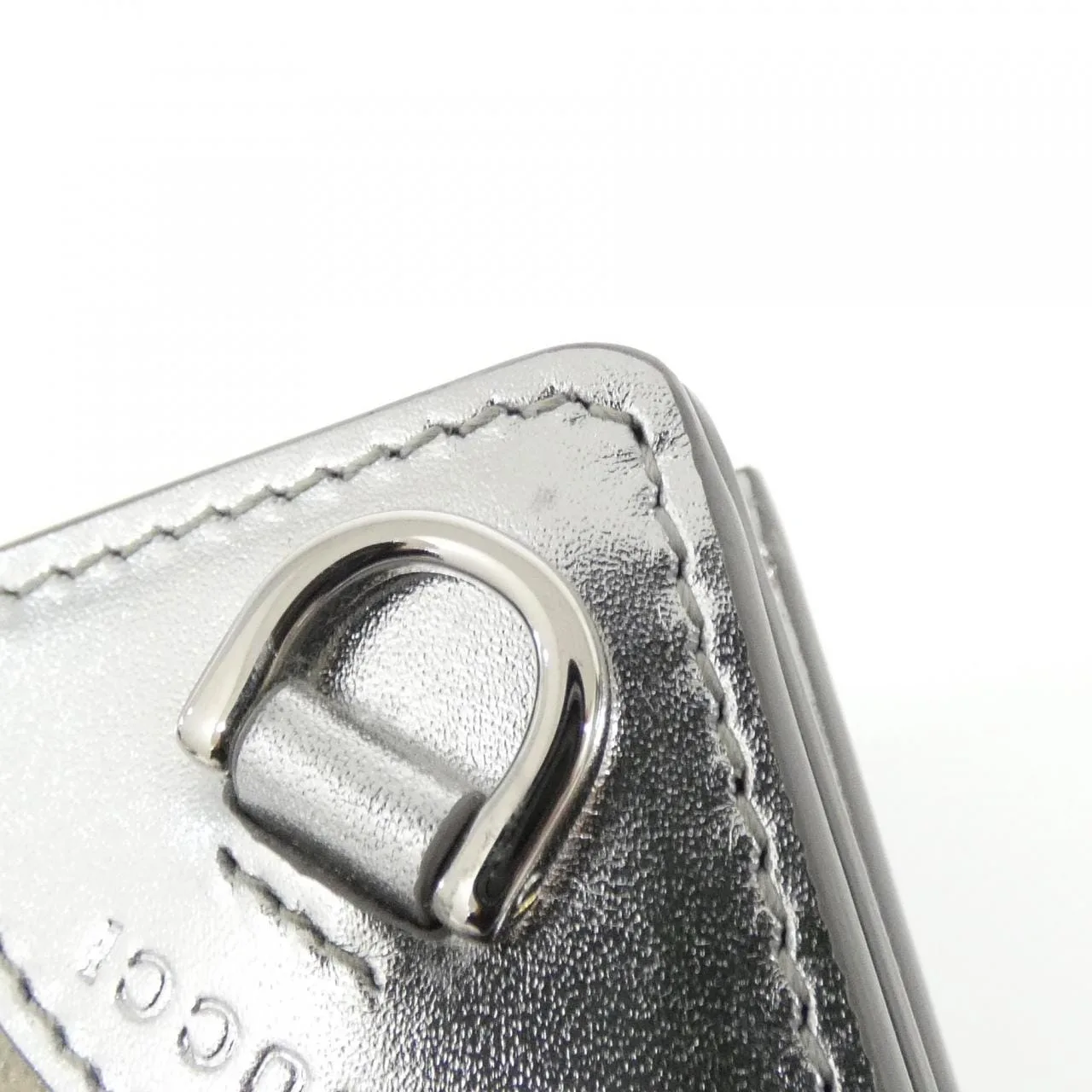 GUCCI 820692 FAFGH Coin Case Canvas 黑色 帆布 中古品A - 縮圖 3