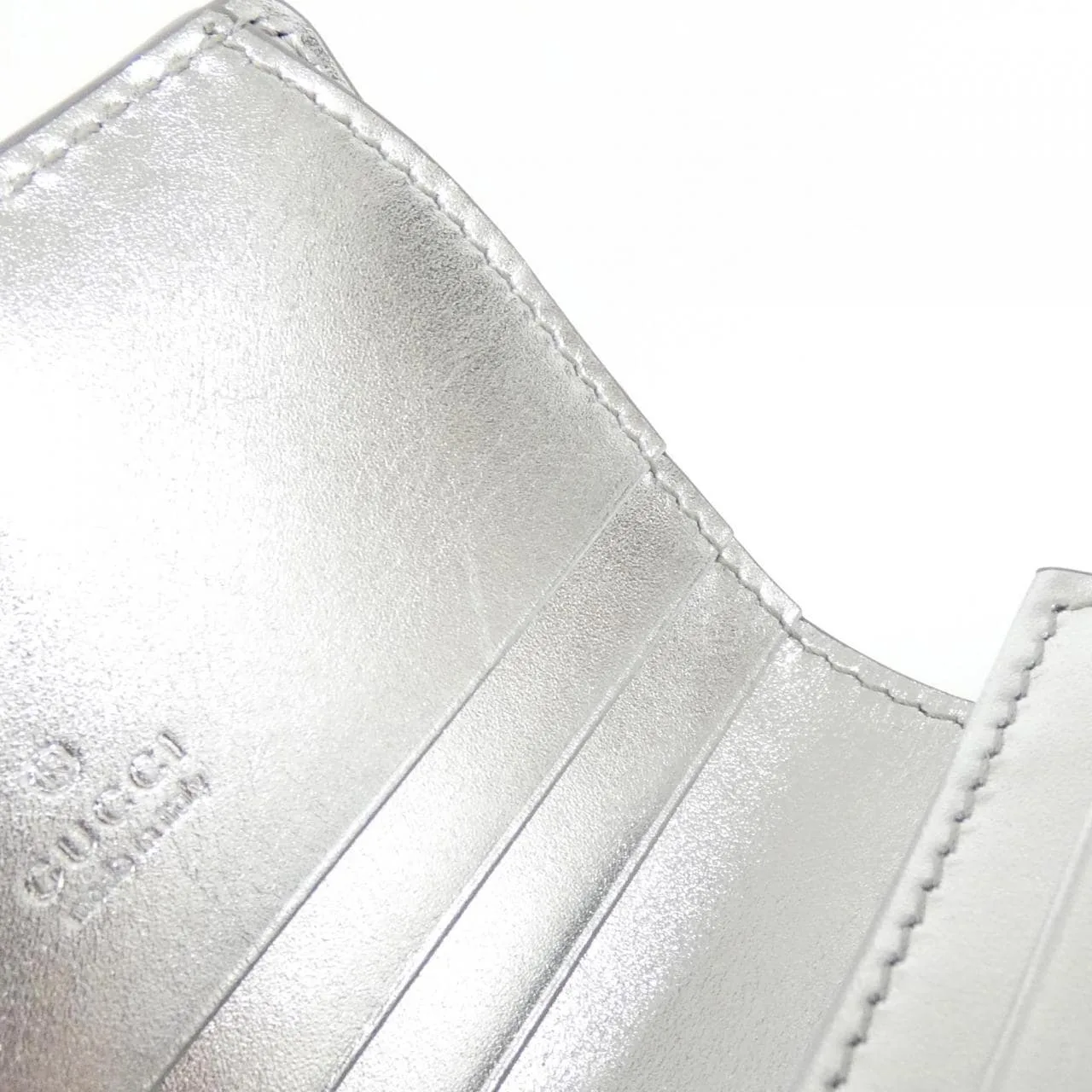 GUCCI 820692 FAFGH Coin Case Canvas 黑色 帆布 中古品A - 縮圖 6