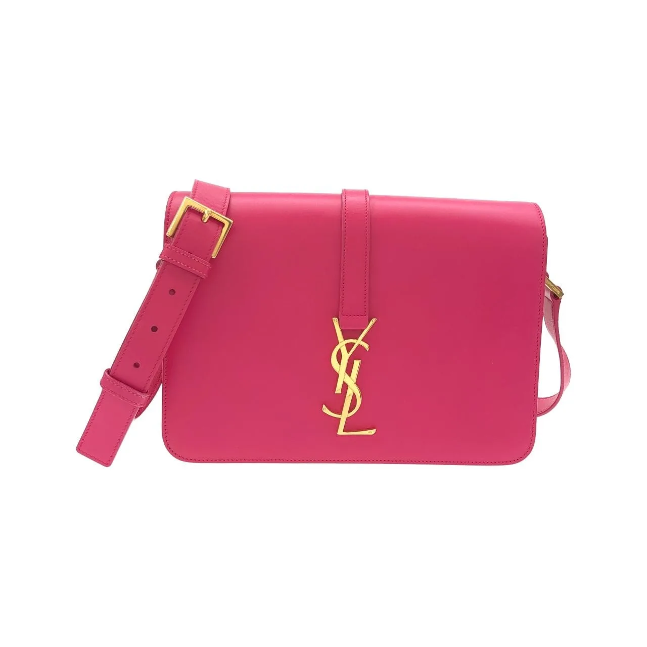 SAINT LAURENT 357403 C150J Shoulder Leather Pink