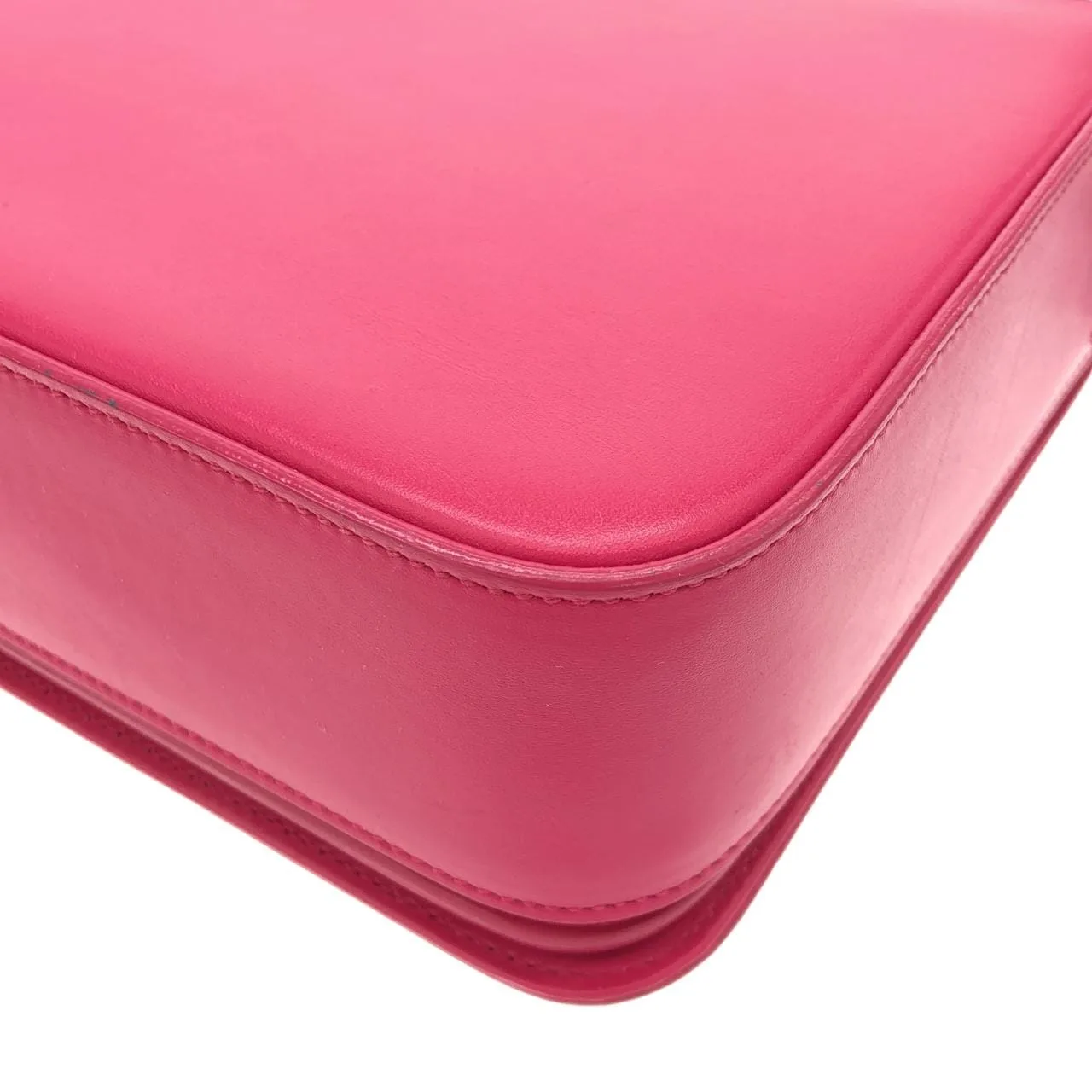 SAINT LAURENT 357403 C150J Shoulder Leather Pink Leather - Thumbnail 3