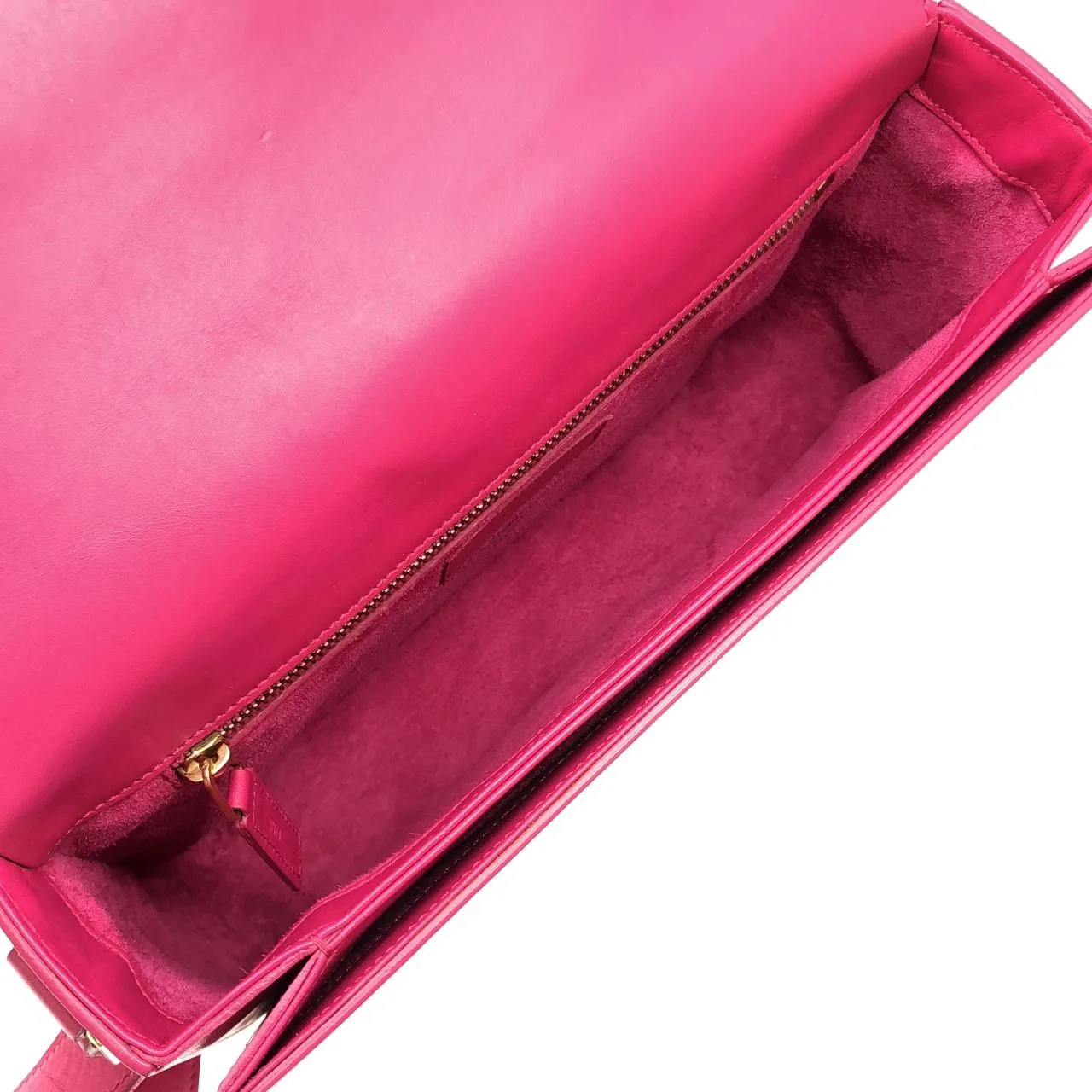 SAINT LAURENT 357403 C150J Shoulder Leather Pink Leather - Thumbnail 8