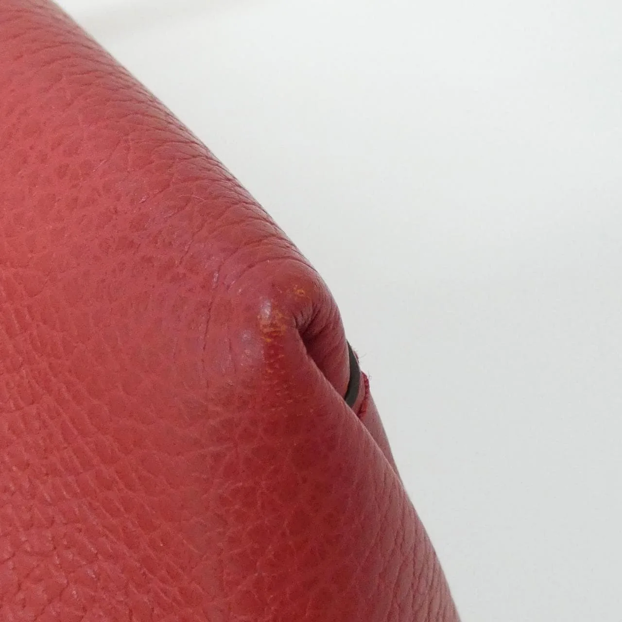 GUCCI GG Supreme 449643 CAO0G Handbag Leather 紅色 皮革 中古品A - 縮圖 3