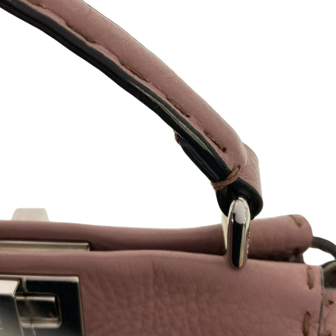 FENDI Peekaboo 8BN244 Q0J Handbag Black - Thumbnail 5