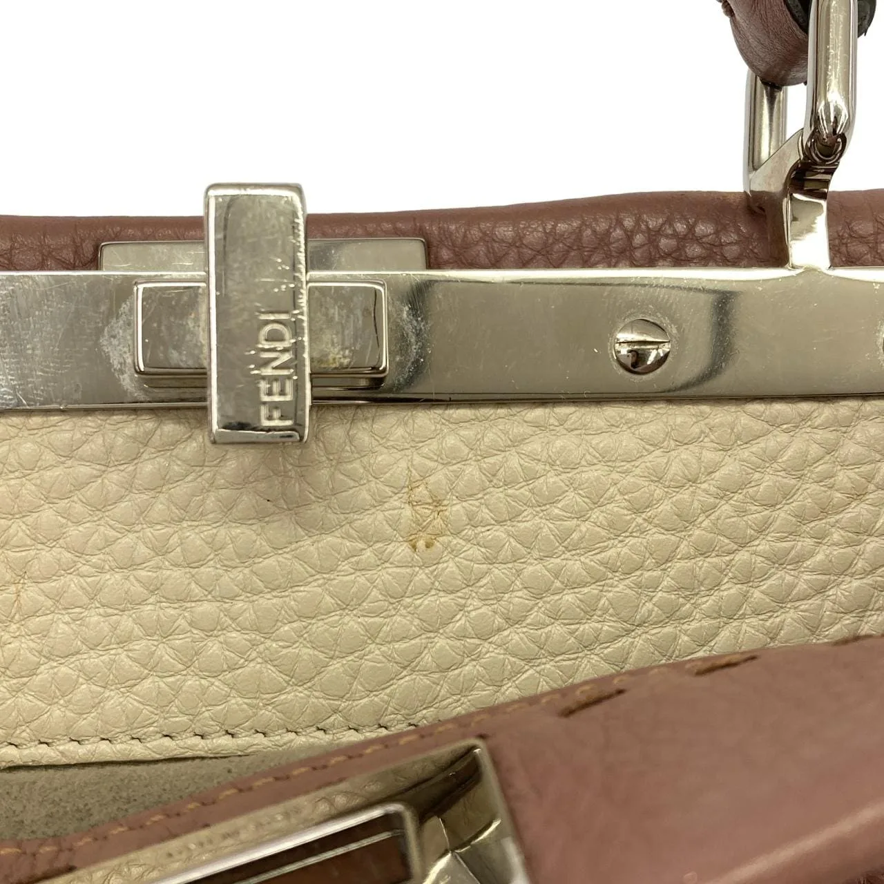 FENDI Peekaboo 8BN244 Q0J Handbag Black - Thumbnail 8