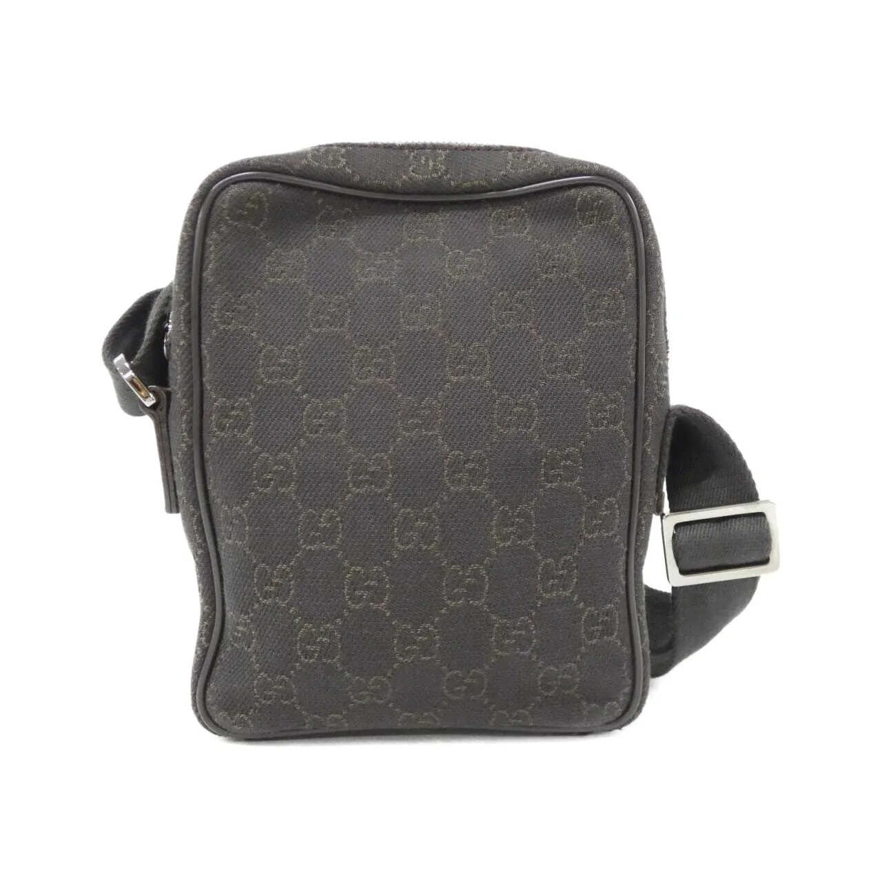 GUCCI 101680 Handbag Canvas Brown Canvas Rank B - Thumbnail 2
