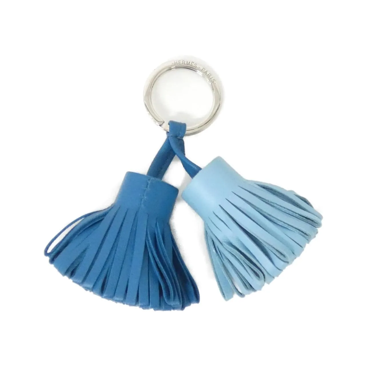 HERMES 077895CJ Key Case Blue