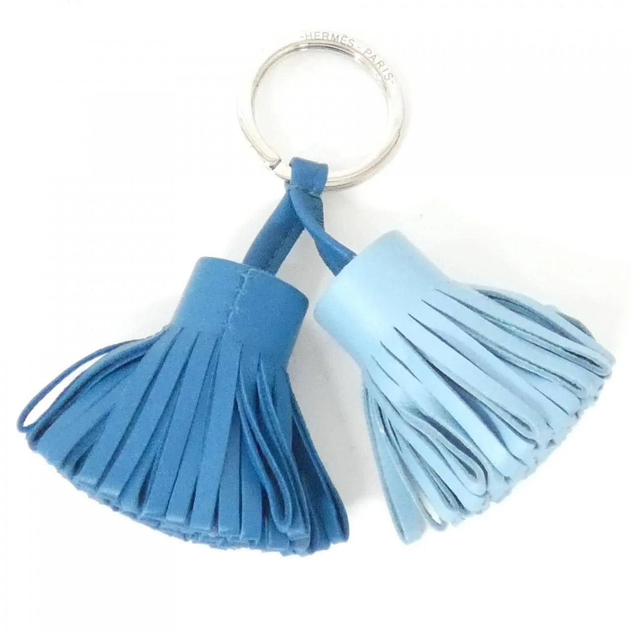 HERMES 077895CJ Key Case Blue Rank A - Thumbnail 2