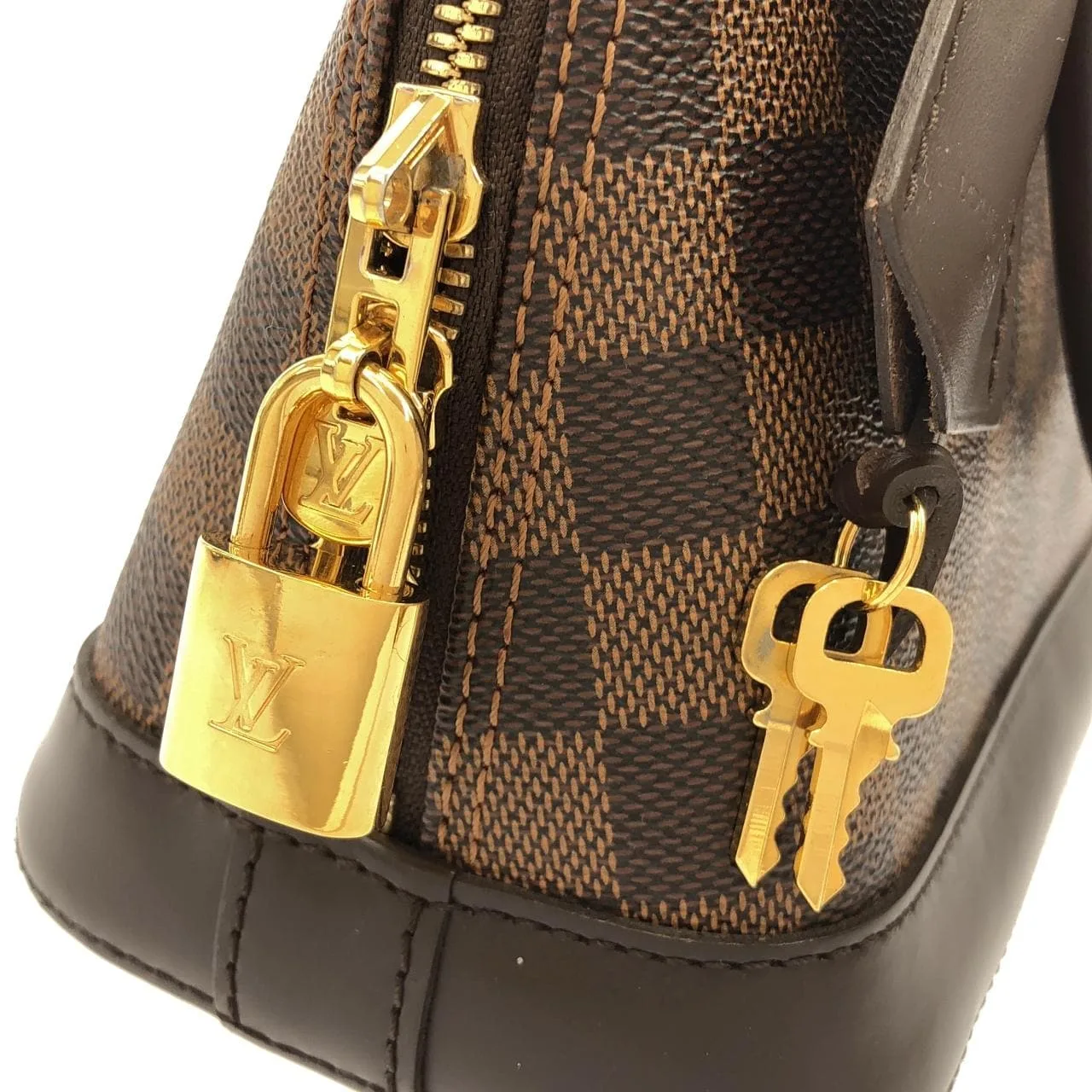 LOUIS VUITTON Alma N41221 Handbag Damier Black Damier - Thumbnail 5