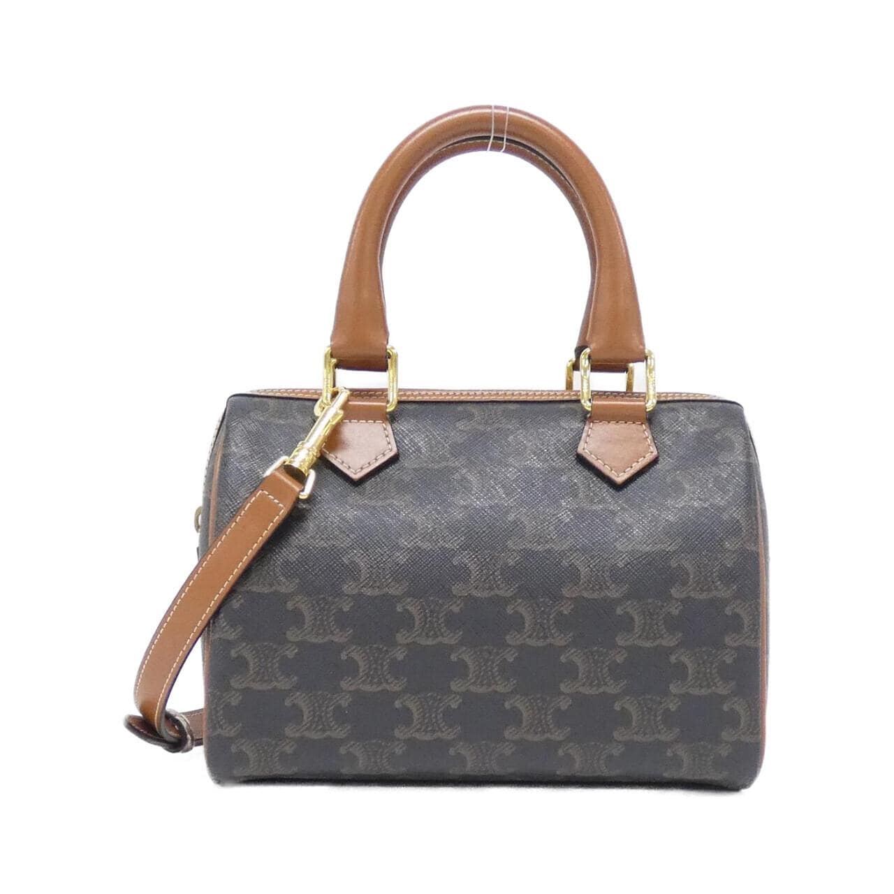 CELINE 197582CAS Boston Canvas Black