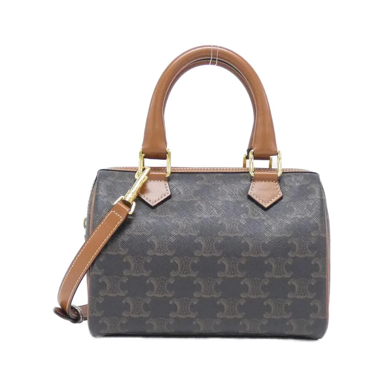 CELINE 197582CAS Boston Canvas Black